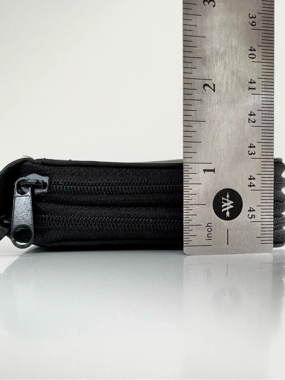 Multi-Pocket Leather Wallet for Women Black Pebbled EUC